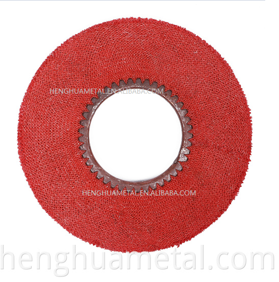 Henghua 2022 Red Sisal Hemp Finishing Wheel لجميع المنتجات المعدنية والبلاستيكية